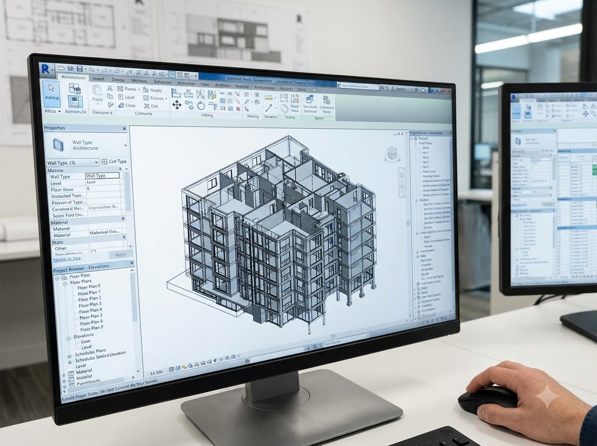 Architectural BIM Modeling Visual